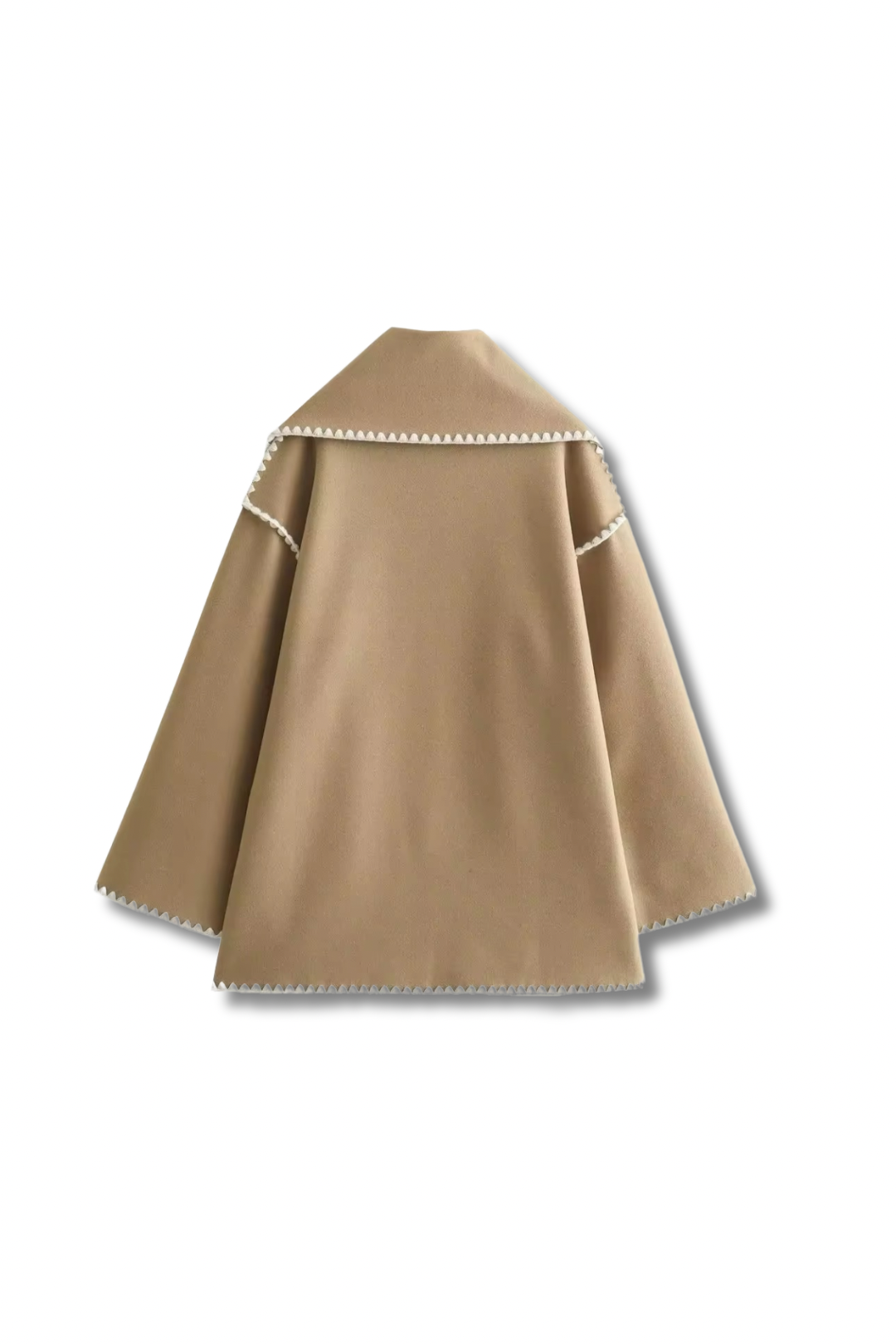 TOTEY - Contrast jacket with scarf